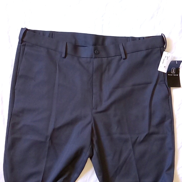 PGA TOUR Asphalt Men's Golf Pants Flat Front Gray Size 38×32 - Picture 7 of 11